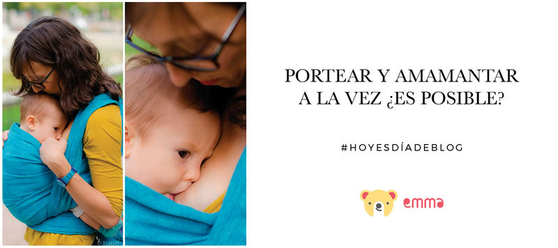 Portear y amamantar a la vez ¿es posible?