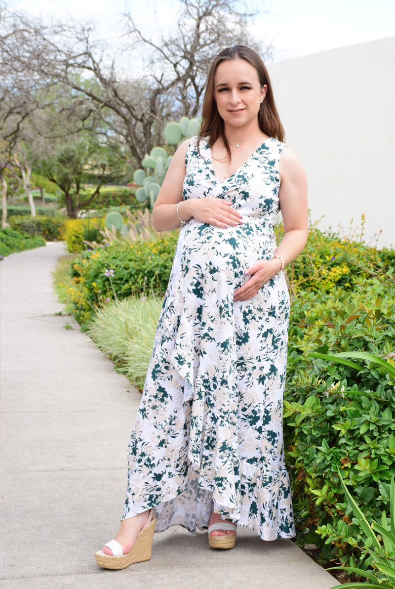 Vestido de Embarazo y Lactancia Tulipán Estampado