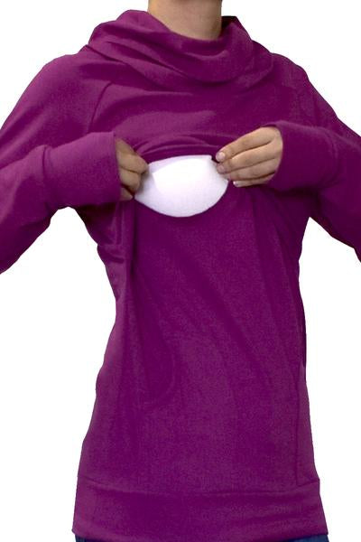 Sudadera de Embarazo y Lactancia Mayte Bugambilia