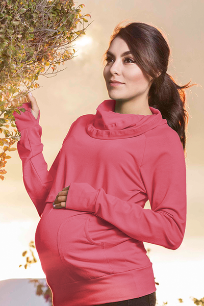 Sudadera de Embarazo y Lactancia Mayte Coral (TALLAS XG)