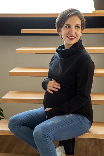 Sudadera de Embarazo y Lactancia Mayte Negro