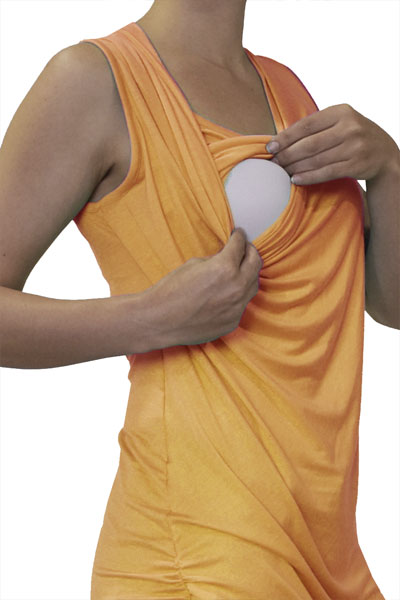 Blusa de Embarazo y Lactancia Cascada Mostaza