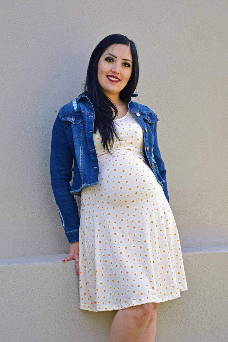 Vestido de Embarazo y Lactancia Cíngara Margaritas