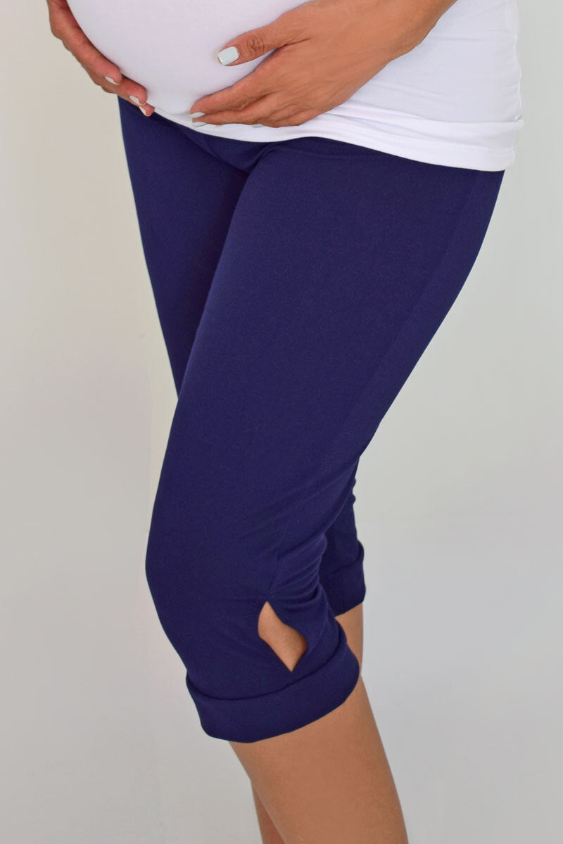 PANTALÓN PESQUERO DE EMBARAZO AZUL
