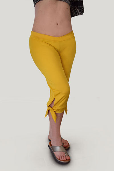 Pantalón Pesquero de Embarazo Mostaza