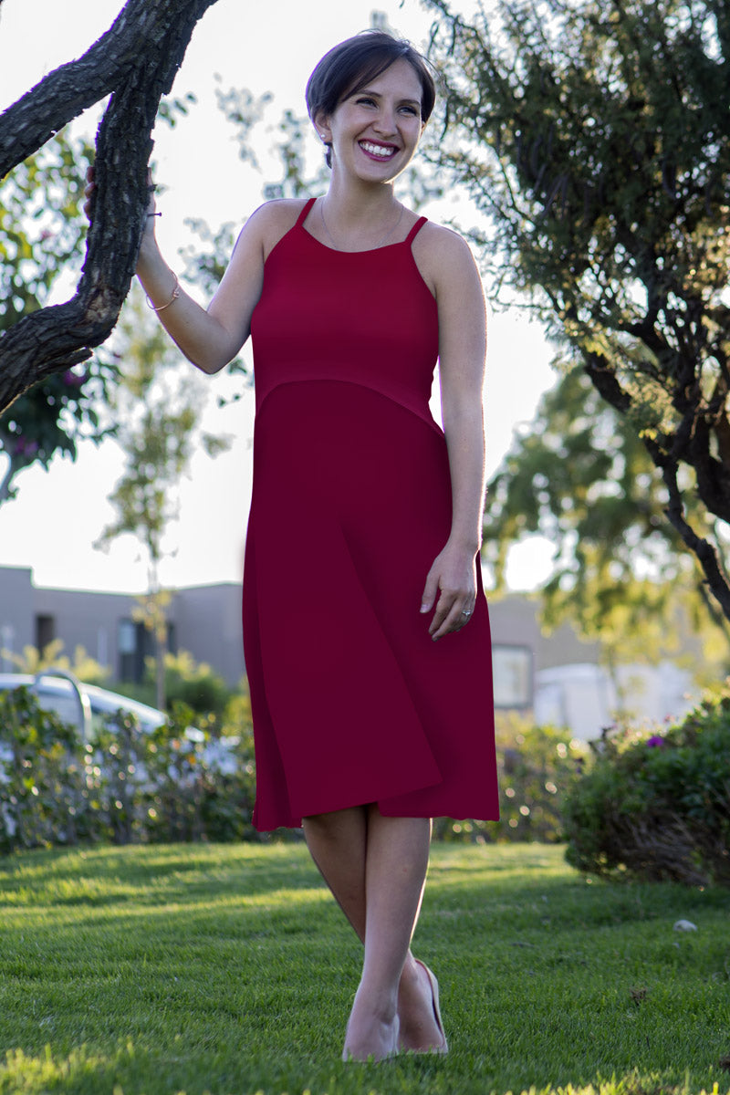 Vestido de Embarazo y Lactancia Frescura Vino