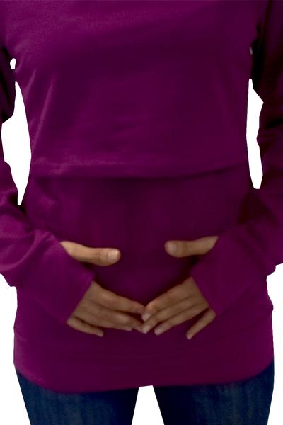 Sudadera de Embarazo y Lactancia Mayte Bugambilia