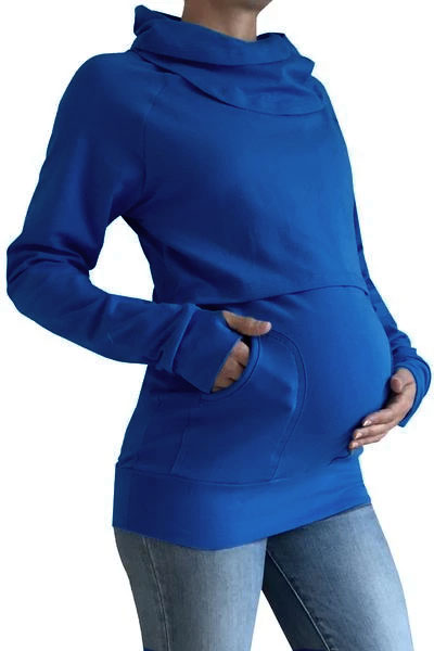 Sudadera de Embarazo y Lactancia Mayte Azul.